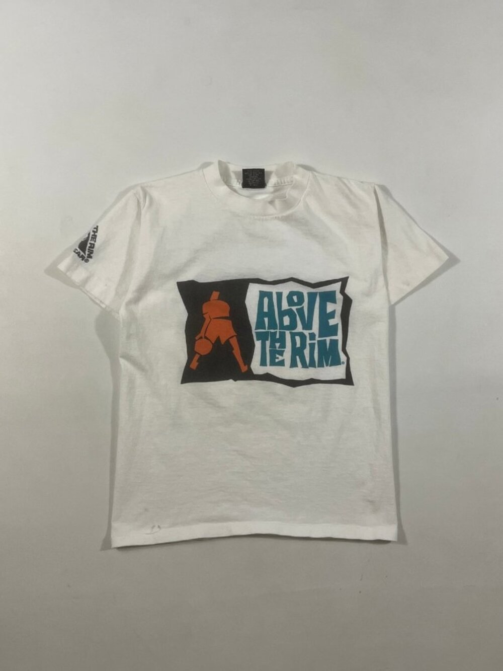 Vintage 90s Above The Rim Hoopwear "Talk The Game" Basketball Tee L